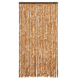 Vidaxl Fly rideau 100x220 cm CHENILLE OCER ET BLANC