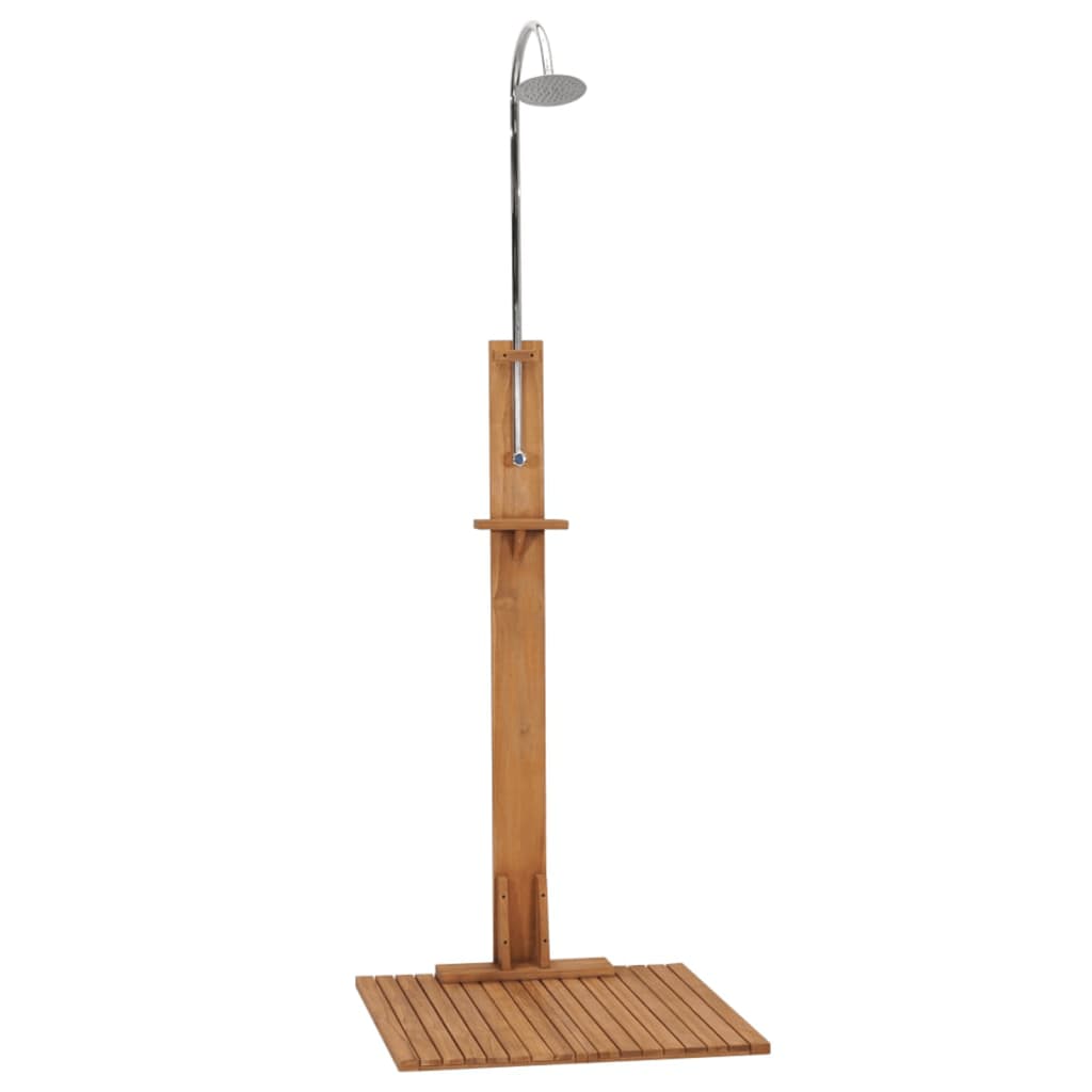 Vidaxx douche extérieure 75x75x210 cm teck massif