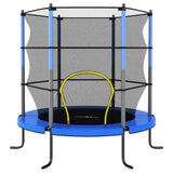 Vidaxl Trampoline avec filet de sécurité autour de 140x160 cm bleu