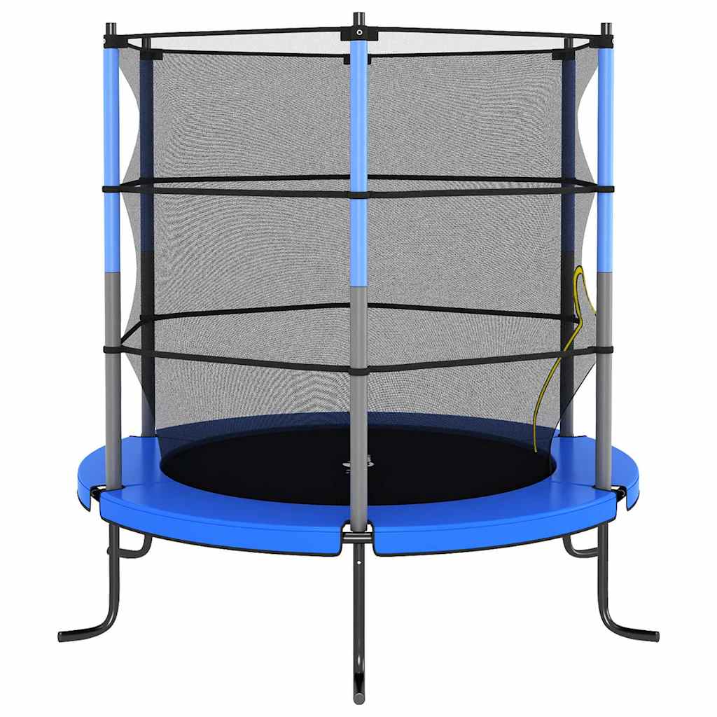 Vidaxl Trampoline avec filet de sécurité autour de 140x160 cm bleu