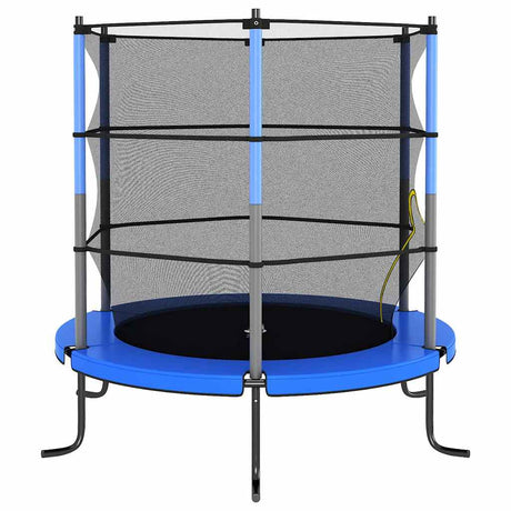 Vidaxl Trampoline avec filet de sécurité autour de 140x160 cm bleu