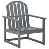 Vidaxl tuinstoelen 2 st massief acaciahout grijs