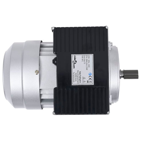Vidaxl Motor électrique 1 phase 1,5 kW 2 kp 2 poolig 2800 tr / min aluminium