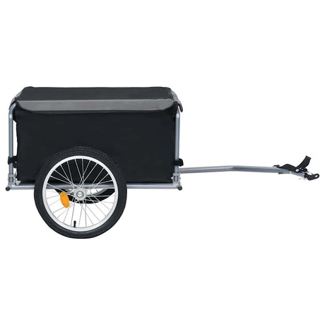 Remorque à vélo VidaXL 65 kg noir et gris