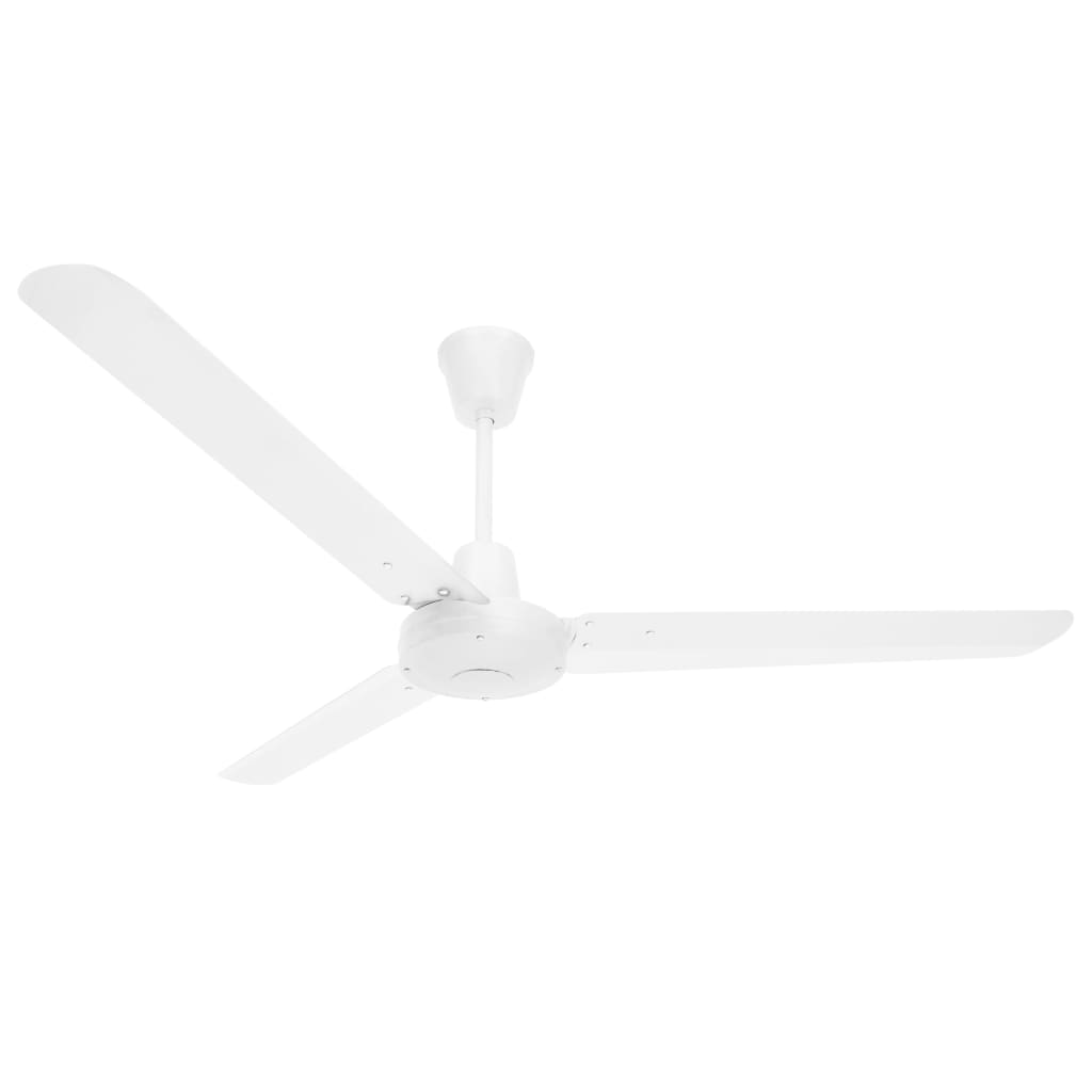 Ventilateur de plafond vidaxl 142 cm blanc