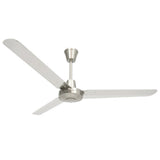 Ventilateur de plafond vidaxl 142 cm de couleur argentée