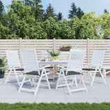 Coussins de chaise de jardin vidaxl 6 pcs 40x40x4 cm Oxford tissu anthracite -colored