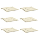 Coussins de chaise de jardin vidaxl 6 ST 40x40x3 cm