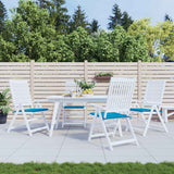 Vidaxl tuinstoelkussens 6 st 40x40x4 cm oxford stof blauw