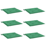 Vidaxl Garden Chair Cushions 6 ST 40X40X3 CM Oxford Fabric vert