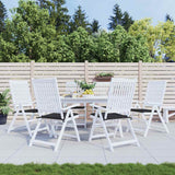 Coussins de chaise de jardin vidaxl 6 ST 40x40x4 cm Oxford tissu noir