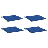 Vidaxl Garden Chair Puter 4 PCS 40x40x3 CM Oxford Fabric Royal Blue