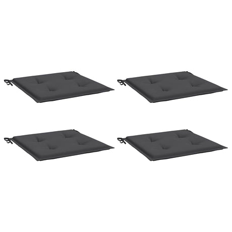 Coussins de chaise de jardin vidaxl 4 ST 50x50x4 cm Oxford tissu anthracite -colored