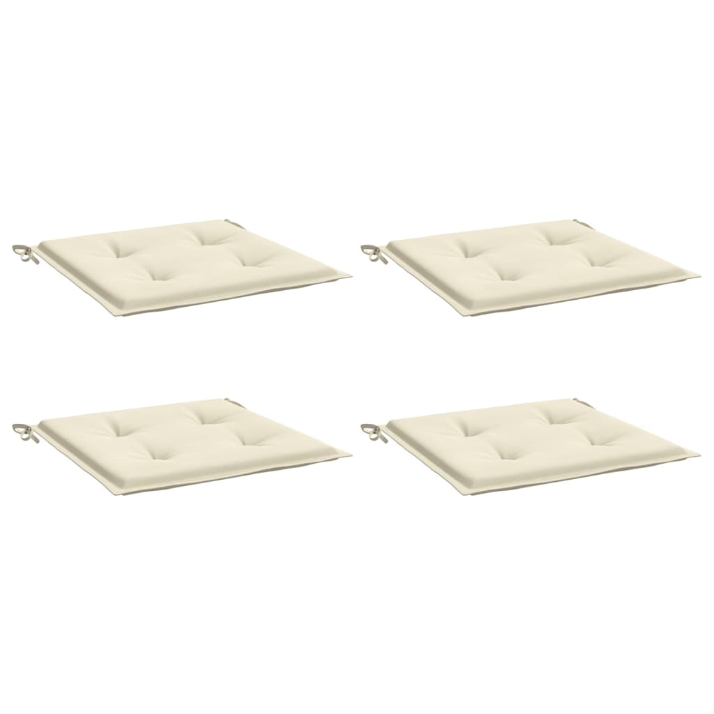 Coussins de chaise de jardin vidaxl 4 st 50x50x3 cm