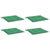 Vidaxl Garden Chair Cushions 4 ST 50X50X3 CM OXFORD Fabric vert