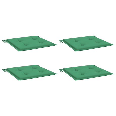 Vidaxl Garden Chair Cushions 4 ST 50X50X3 CM OXFORD Fabric vert
