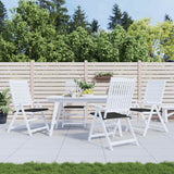 Coussins de chaise de jardin vidaxl 4 ST 50x50x4 cm Oxford tissu noir