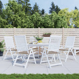 Coussins de chaise de jardin vidaxl 6 st 50x50x3 cm oxford tissu taupe