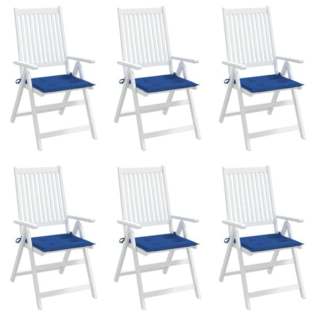 Vidaxl Garden Chair Cushions 6 ST 50X50X3 CM OXFORD TAST ROYAL BLEU