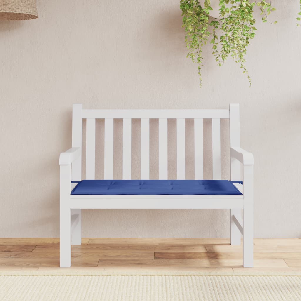 Vidaxl Garden bench cushion 100x50x3 cm Oxford fabric royal blue