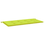 Vidaxl Garden bench cushion 100x50x3 cm Oxford fabric bright green