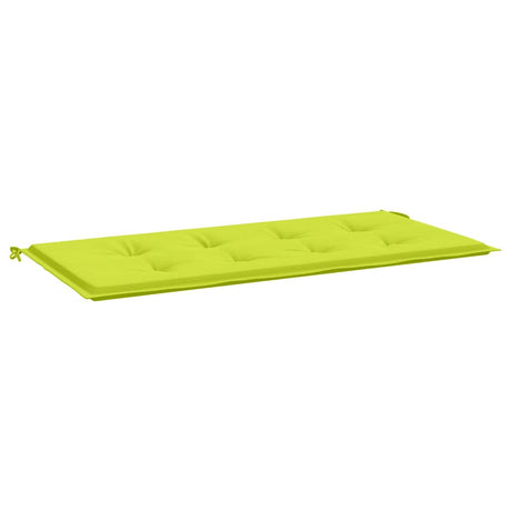Vidaxl jardin banc coussin 100x50x3 cm tissu oxford vert brillant