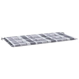 Vidaxl jardin banc coussin 100x50x3 cm oxford tissu diamant motif gris