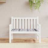 Vidaxl jardin banc coussin 100x50x3 cm oxford tissu diamant motif gris