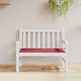 Vidaxl Garden bench cushion 120x50x3 cm Oxford fabric wine red