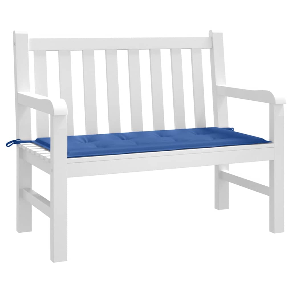 Vidaxl jardin banc coussin 120x50x4 cm oxford tissu royal bleu