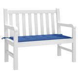 Vidaxl jardin banc coussin 120x50x4 cm oxford tissu royal bleu