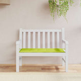 Vidaxl jardin banc coussin 120x50x4 cm tissu oxford vert brillant