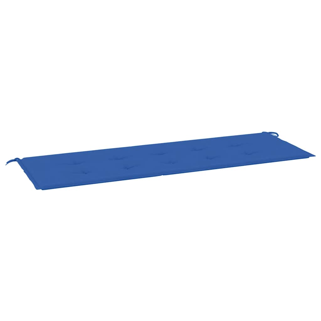 Vidaxl jardin banc coussin 150x50x3 cm oxford tissu royal bleu