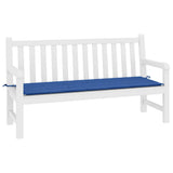 Vidaxl jardin banc coussin 200x50x4 cm oxford tissu royal bleu