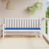 Vidaxl jardin banc coussin 200x50x4 cm oxford tissu royal bleu