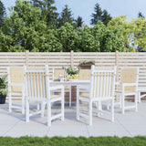 Coussins de chaise de jardin vidaxl 6 pcs 100x50x3 cm en tissu oxford beige