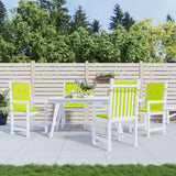Coussins de chaise de jardin vidaxl 4 pcs 100x50x3 cm tissu oxford vert transparent vert
