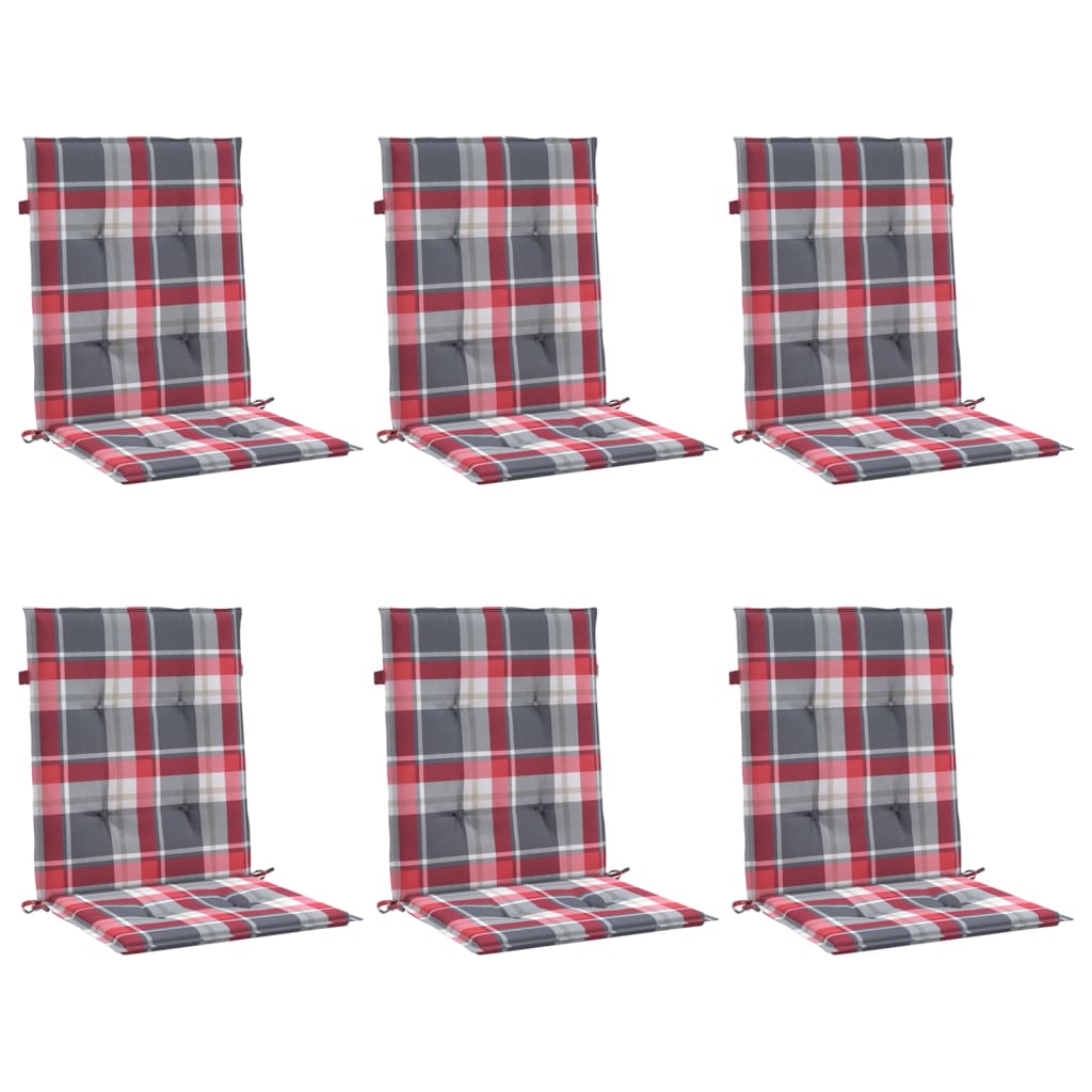 Vidaxl Gaart Charter Cushionen 6 PC 100x50x3 cm Oxford Stoff Päiperlek