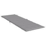 Vidaxl Lounger Cushion 186x58x3 cm Oxford Fabric Gray