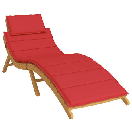 Vidaxl Lounge Cushion 186x58x4 cm Oxford Fabric Red