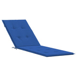 Vidaxl patio chair cushion (75+105) x50x4 cm royal blue