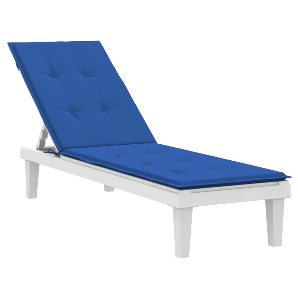 Vidaxl patio chair cushion (75+105) x50x4 cm royal blue