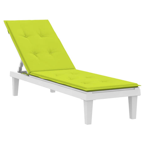 Coussin de chaise de patio vidaxl (75 + 105) x50x4 cm vert transparent