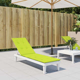 Coussin de chaise de patio vidaxl (75 + 105) x50x4 cm vert transparent