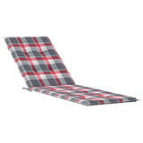 Modèle de fenêtre de coussin de chaise de patio vidaxl (75 + 105) x50x4 cm rouge
