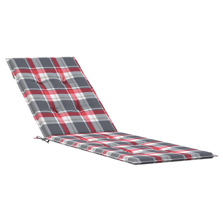 Modèle de fenêtre de coussin de chaise de patio vidaxl (75 + 105) x50x4 cm rouge