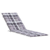 Modèle de fenêtre de coussin de chaise de patio vidaxl (75 + 105) gris x50x4 cm