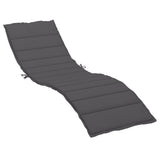 Vidaxl Lounger Cushion 200x50x3cm Oxford Fabric Anthracite -Colored