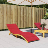 Vidaxl Lounge Cushion 200x70x3 cm oxford tissu rouge