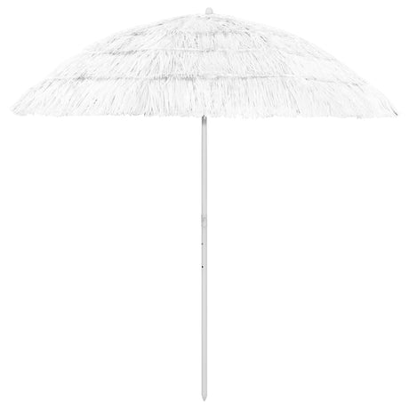 Vidaxl StrandParasol Hawaii 240 cm blanc